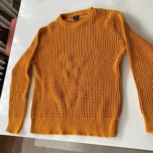 J crew burnt orange crew neck knit seater size medium